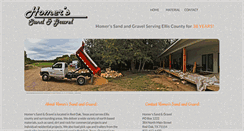 Desktop Screenshot of homer-sand.com